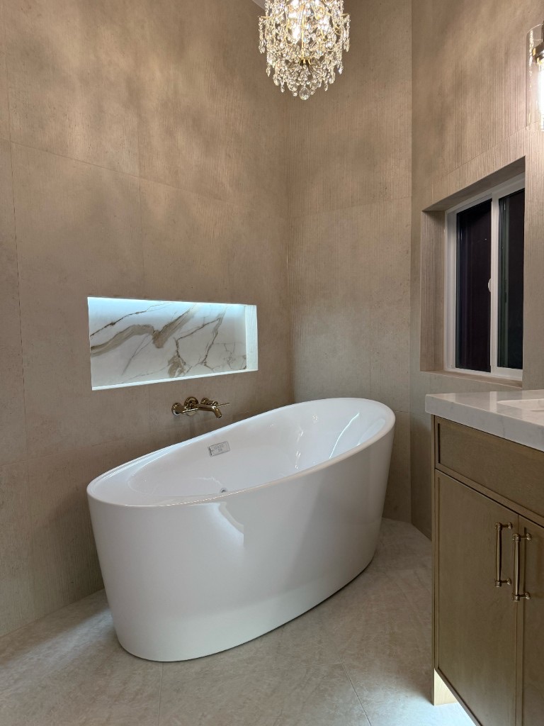 Bathroom remodeling project